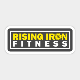 Rising Iron Fitness Banner Sticker